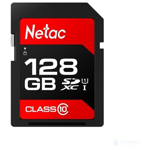 Карта памяти SDHC Netac Class 10 UHS-I P600 (NT02P600STN-128G-R) 128Gb