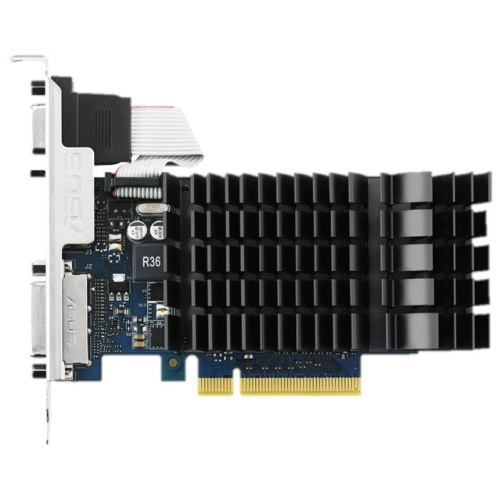 Видеокарта Asus GT730-SL-2GD5-BRK GeForce GT 730 90YV06N2-M0NA00 2048Mb 64bit GDDR5 902/5010 DVIx1/HDMIx1/CRTx1/HDCP PCI-E Ret