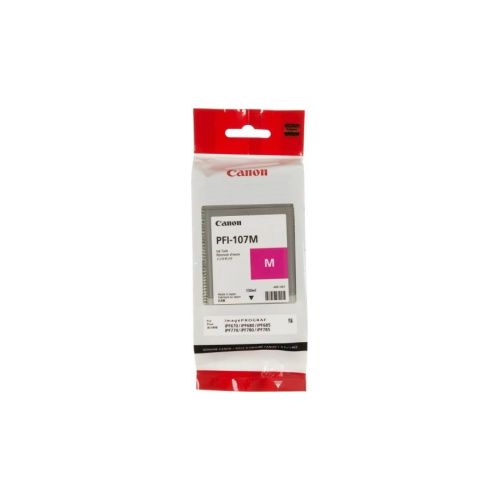 Картридж струйный Canon PFI-107M 6707B001 пурпурный (130мл) для Canon iP F680/685/780/785