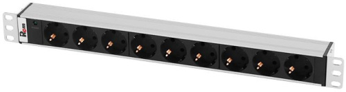 Блок распределения питания ЦМО R-10-9S-I-440-Z гор.размещ. 9xSchuko базовые 10A C14