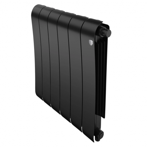 Биметаллический радиатор отопления  Royal Thermo Infinity 500 Vr80 6 Секций Noir Sable
