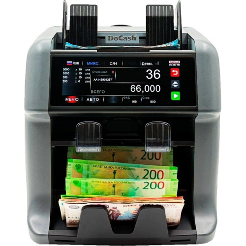 Счетчик банкнот DoCash DC-55V HD автоматический мультивалютный 29147