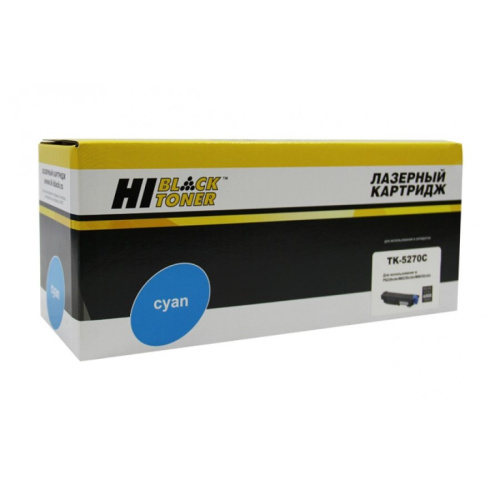 Тонер-картридж Hi-Black (HB-TK-5270C) для Kyocera M6230cidn/M6630/P6230cdn, C, 6K
