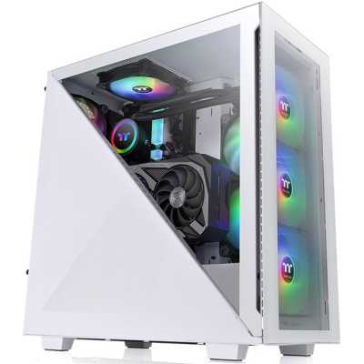 Корпус Thermaltake Divider 300 TG ARGB CA-1S2-00M6WN-01 белый без БП ATX 2x120mm 2xUSB3.0 audio front door bott PSU