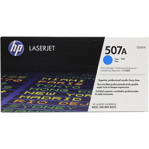 Картридж лазерный HP 507A CE401A голубой (5500стр.) для HP CLJ M551