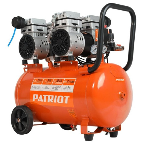 Компрессор поршневой Patriot WO 50-300 оранжевый