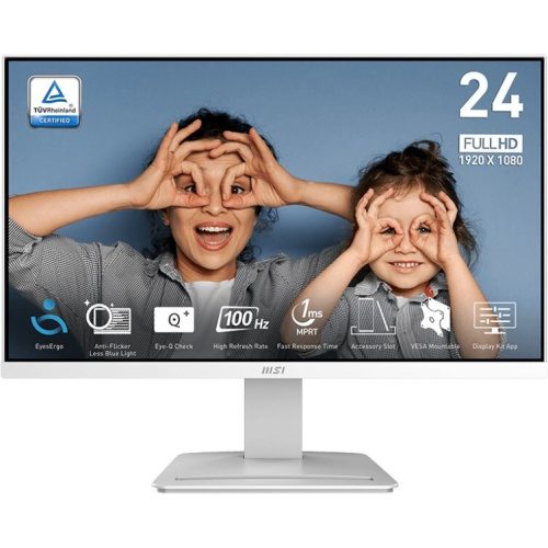 Монитор MSI Pro MP2412W (9S6-3BA9CH-072) белый