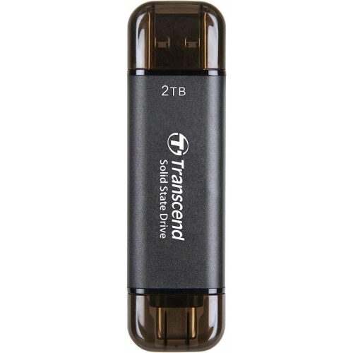 SSD Transcend ESD310C TS2TESD310C 2TB USB 3.2 Gen 2.1 Type-C R/W - 1050/950 MB/s черный