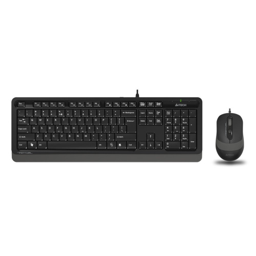 Клавиатура + мышь A4 Fstyler F1010 клав:черный/серый мышь:черный/серый USB Multimedia