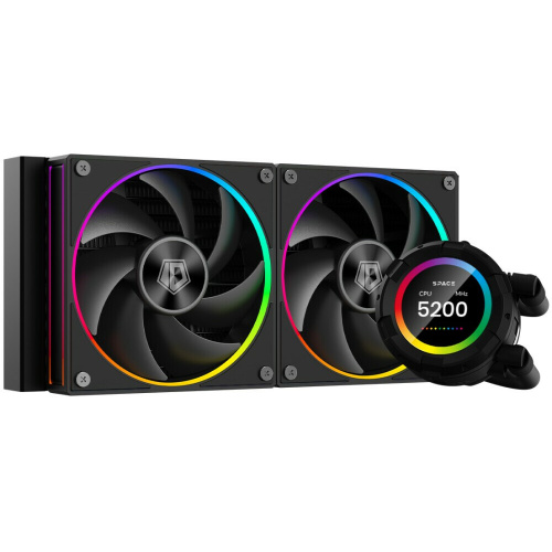 СВО ID-Cooling SL240 Soc-AM5/AM4/1151/1200/2066/1700 4-pin 14-30dB Al+Cu 300W LED Ret