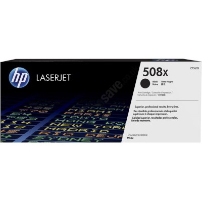 Картридж лазерный HP 508X CF360X черный (12500стр) для HP CLJ M552/M553