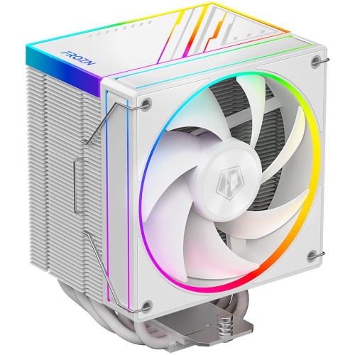 Кулер ID-Cooling Frozn A610 ARGB White Soc-AM5/AM4/1151/1200/2066/1700 4-pin 29.9dB Al+Cu 250W 940gr LED Ret