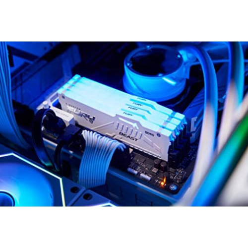 ОЗУ Kingston Fury Beast KF560C30BWEAK2-64 DDR5 - 2x 32ГБ 6000МГц, DIMM, White, Ret