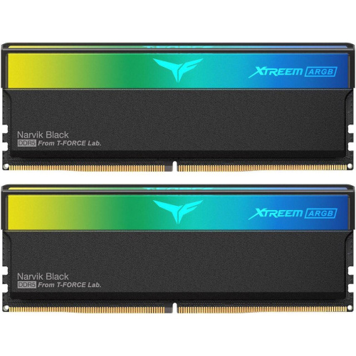 ОЗУ DDR5 TEAMGROUP T-Force Xtreem ARGB (FF9D532G6400HC32ADC01) 32GB (2x16GB) 6400MHz CL32 (32-39-39-84) 1.35V / Black
