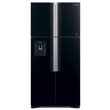 Холодильник Hitachi R-W660PUC7 GBK черное стекло