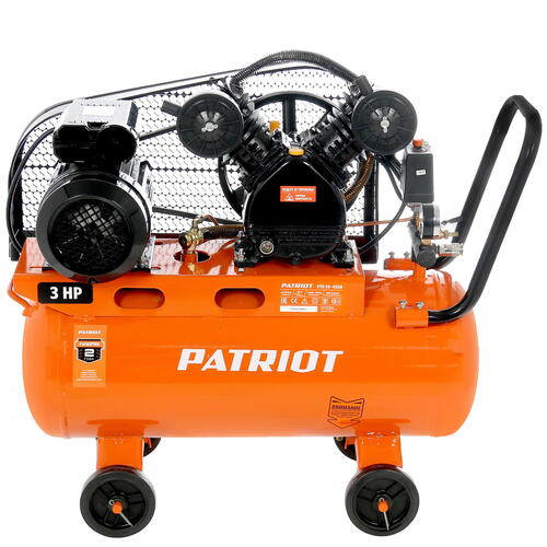 Компрессор поршневой Patriot PTR 50-450A (525 306 325) оранжевый/черный