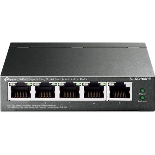 Коммутатор TP-Link Easy Smart TL-SG105PE 5-портовый