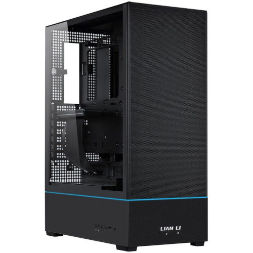 Корпус Lian Li SUP01X / Black (G99.SUP01X.R0) / 3 x 120mm PWM Fan / PCIe4.0 Riser Cable / Mid-Tower, TG