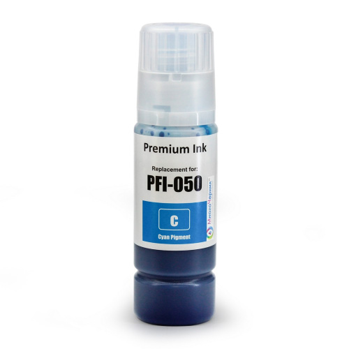 Картридж струйный Canon PFI-050C 5699C001 голубой (70мл) для Canon imagePROGRAF TC-20M