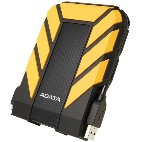 Внешний HDD ADATA DashDrive Durable HD710 Pro черный/желтый (AHD710P-1TU31-CYL) 2.5" 1.0TB USB3.1