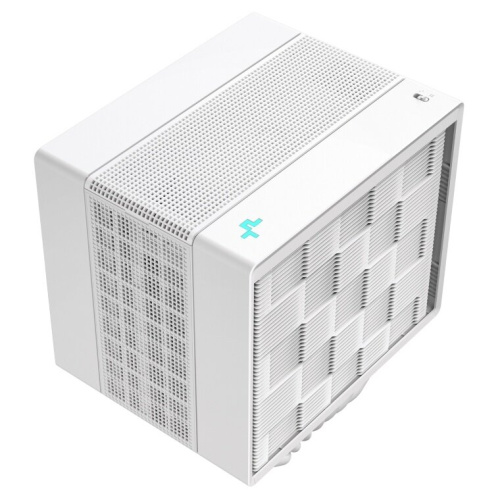Кулер DEEPCOOL Assassin 4S WH LGA20XX/1700/1200/115X/AM5/AM4 (TDP 250W, PWM, Fan 140mm + 120mm, Dual Heatsink, 7 Heatpipe, Copper Base, белый)
