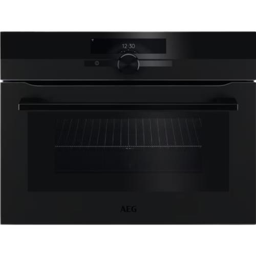 Электрический духовой шкаф AEG KMK965090T черный