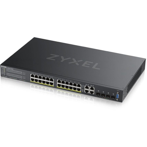 Коммутатор Zyxel NebulaFlex Pro GS2220-28HP-EU0101F черный