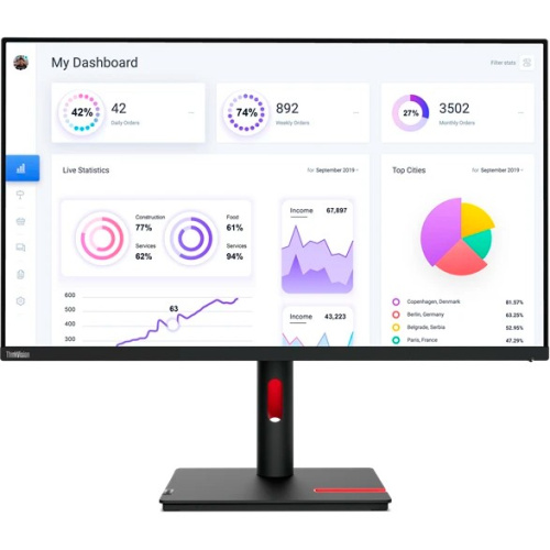 Монитор Lenovo T32p-30 (63D2GAS1CB)