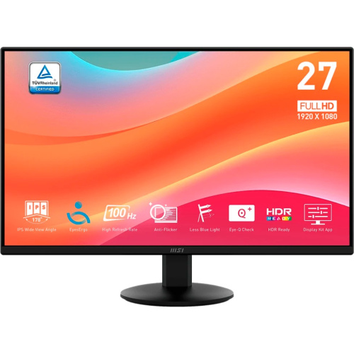 Монитор MSI Pro MP272L (9S6-3PD6CT-008) черный