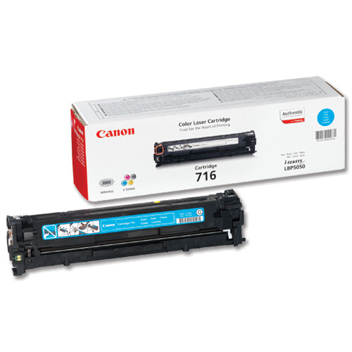 Картридж лазерный Canon 716C 1979B002 голубой (1500стр.) для Canon LBP5050/5050N