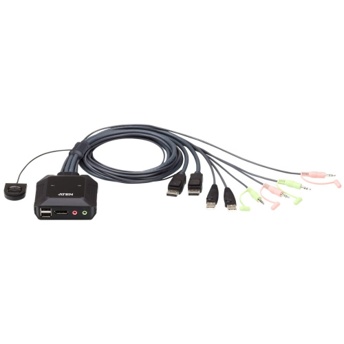 KVM-переключатель Aten CS22DP-AT 2 port USB DP KVM Switch