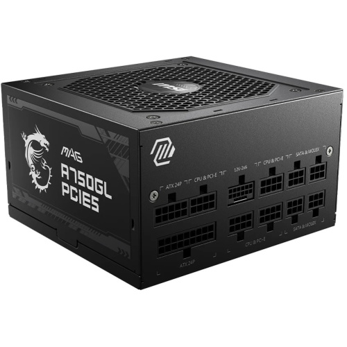 Блок питания MSI MAG A750GL PCIE5, ATX 750W