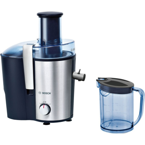 Соковыжималка Bosch MES3500 серебристый/синий