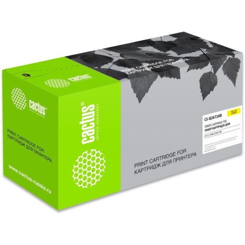 Тонер Картридж Cactus CS-Q2672AR желтый для HP CLJ 3500/3550/3700 (4000стр.)