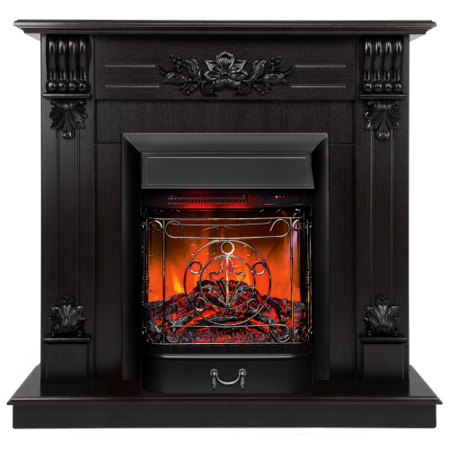 Электрокамин RealFlame Ottawa DN венге премиум с очагом Majestic Lux Black RC