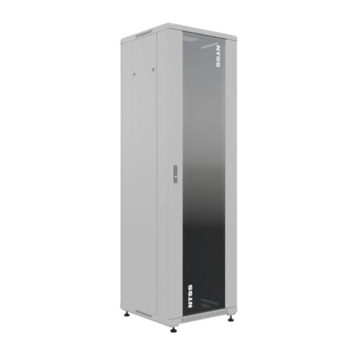 Шкаф серверный NTSS Премиум NTSS-R42U6060GS напольный 42U 600x600мм серый