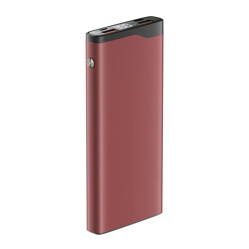 Внешний аккумулятор OLMIO QL-10, 10000mAh, красный (043984)
