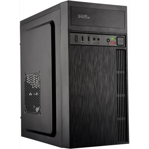 Корпус KingPrice KPCC-MN210 черный без БП mATX 1x80mm 2x120mm 2xUSB2.0 audio