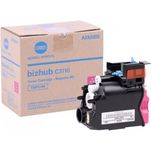 Тонер Konica-Minolta bizhub (A0X5355) C3110 красный TNP-51M