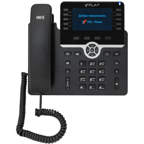 Телефон IP Флат Flat-Phone-B10/RU черный