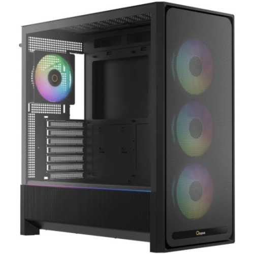 Корпус Ocypus Case Delta C70 ARGB BK (Delta-C70-BKG400XX-GL) EATX / win / black / 4 ARGB fans /no PSU