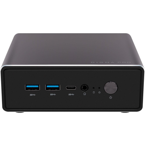 Неттоп Digma Pro Minimax (DPP3-8CXW01) U1 i3 1215U (1.2) 8Gb SSD256Gb UHDG CR Win 11 Pro GbitEth 60W темно-серый/черный