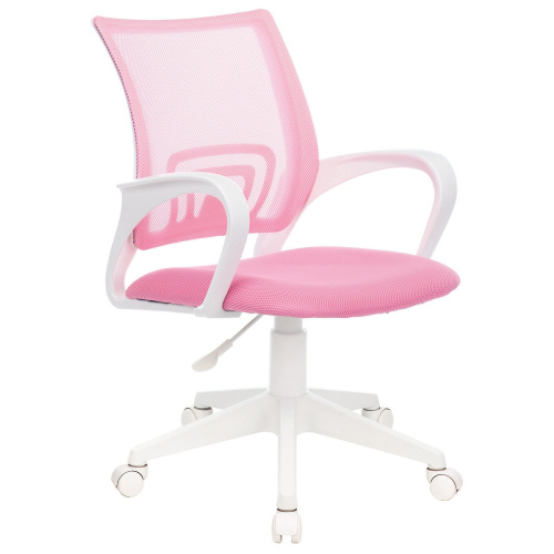 Кресло Бюрократ CH-W695NLT TW-06A TW-13A (CH-W695NLT/PK/TW-13A) сетка/ткань розовый