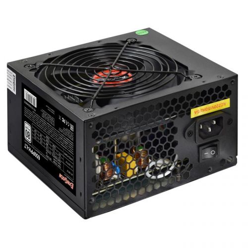 Блок питания Exegate EX282046RUS-S 650PPH-LT-S, RTL, 80+, ATX, black, APFC, 12cm, 24p, (4+4)p, 5xSATA, 3xIDE, с защитой от выдергивания
