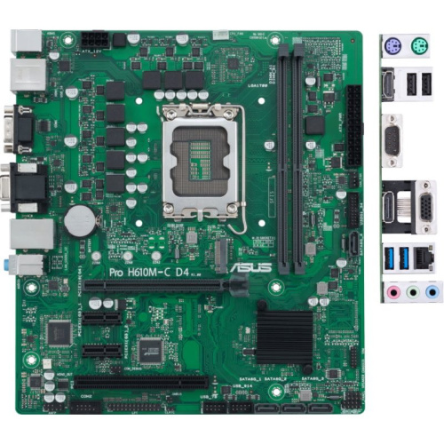 Материнская плата ASUS Pro H610M-C D4-CSM (90MB1A30-M0EAYC)