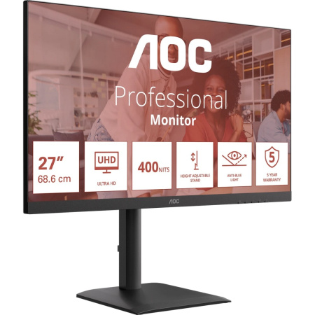 Монитор AOC U27E4CV Black