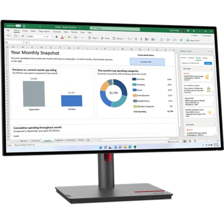 Монитор Lenovo P27h-30 (63A1GAR1CB)