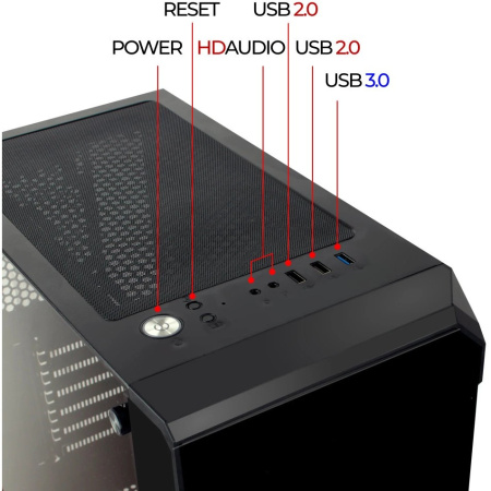Корпус Ginzzu CL120 ATX