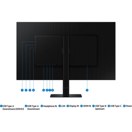 Монитор SAMSUNG LS32D804UAIXCI черный