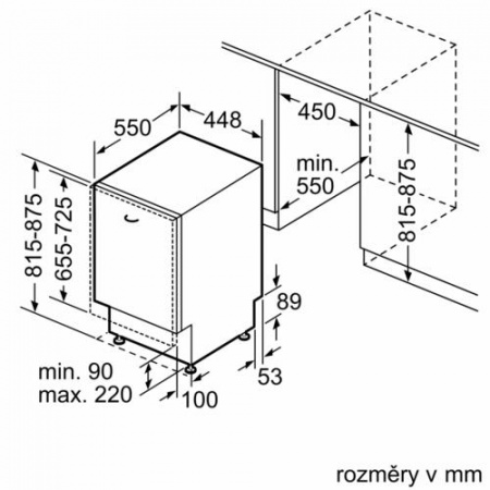 Встраиваемая посудомоечная машина Bosch SPV4HKX10E